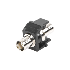 Módulo Acoplador Coaxial Tipo BNC, Keystone, de 50 Ohms, Color Negro Módulo Acoplador Coaxial Tipo BNC, Keystone, de 50 Ohms, Color Negro
