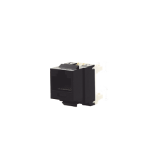 Conector Jack Estilo 110 (de Impacto), Tipo Keystone, Categoría 5e, de 8 Posiciones y 8 Cables, Color Negro