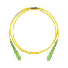 Jumper de Fibra Optica Monomodo 9/125 OS2, SC/APC-SC/APC Simplex, OFNR (Riser), Color Amarillo, 1 Metro (3.28 Pies) Jumper de Fibra Optica Monomodo 9/125 OS2, SC/APC-SC/APC Simplex, OFNR (Riser), Color Amarillo, 1 Metro (3.28 Pies)