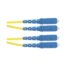 Jumper de Fibra Optica Monomodo 9/125 OS2, SC-SC Duplex, OFNR (Riser), Color Amarillo, 5 Metros (16.40 Pies) Jumper de Fibra Optica Monomodo 9/125 OS2, SC-SC Duplex, OFNR (Riser), Color Amarillo, 5 Metros (16.40 Pies)