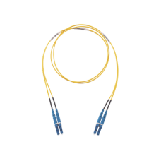 Jumper de Fibra Optica Monomodo 9/125 OS2, LC-LC Duplex, LSZH, Color Amarillo, 10 Metros (32.81 Pies)