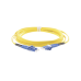 Jumper de Fibra Optica Monomodo 9/125 OS2, LC-LC Duplex, OFNR (Riser), Color Amarillo, 3 Metros (9.84 Pies)