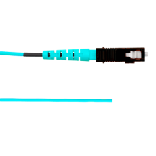 Pigtail de Fibra Óptica SC Simplex, Multimodo OM3 50/125, 900um, Color Aqua, 2 Metros (6.56 Pies)