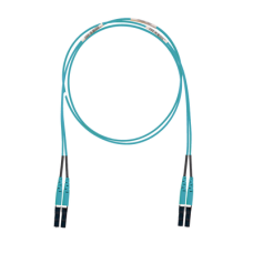 Jumper de Fibra Optica Multimodo 50/125 OM3, LC-LC Duplex, LSZH (Cero Halógenos), Color Aqua, 1 Metro (3.28 Pies) Jumper de Fibra Optica Multimodo 50/125 OM3, LC-LC Duplex, LSZH (Cero Halógenos), Color Aqua, 1 Metro (3.28 Pies)