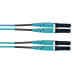 Jumper de Fibra Optica Multimodo 50/125 OM3, LC-LC Duplex, LSZH (Cero Halógenos), Color Aqua, 1 Metro (3.28 Pies) Jumper de Fibra Optica Multimodo 50/125 OM3, LC-LC Duplex, LSZH (Cero Halógenos), Color Aqua, 1 Metro (3.28 Pies)