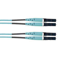 Jumper de Fibra Optica Multimodo 50/125 OM3, LC-LC Duplex, LSZH (Cero Halógenos), Color Aqua, 2 Metros (6.56 Pies) Jumper de Fibra Optica Multimodo 50/125 OM3, LC-LC Duplex, LSZH (Cero Halógenos), Color Aqua, 2 Metros (6.56 Pies)