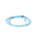 Jumper de Fibra Optica Multimodo 50/125 OM3, LC-LC Duplex, OFNR (Riser), Color Aqua, 5 Metros (16.40 Pies)