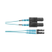 Jumper de Fibra Optica Multimodo 50/125 OM3, LC-SC Duplex, OFNR (Riser), Color Aqua, 2 Metros (6.56 Pies) Jumper de Fibra Optica Multimodo 50/125 OM3, LC-SC Duplex, OFNR (Riser), Color Aqua, 2 Metros (6.56 Pies)