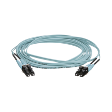 Jumper de Fibra Optica Multimodo 50/125 OM4, LC-LC Duplex, OFNR (Riser), Color Aqua, 9 Metros (29.53 Pies) Jumper de Fibra Optica Multimodo 50/125 OM4, LC-LC Duplex, OFNR (Riser), Color Aqua, 9 Metros (29.53 Pies)