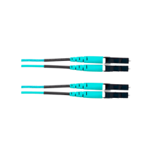 Jumper de Fibra Optica Multimodo 50/125 OM4, LC-LC Duplex, OFNR (Riser), Color Aqua, 25 Metros Jumper de Fibra Optica Multimodo 50/125 OM4, LC-LC Duplex, OFNR (Riser), Color Aqua, 25 Metros
