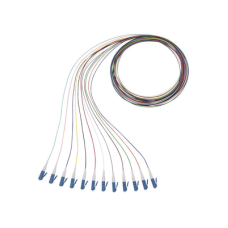 Kit de 12 Pigtails con Conector LC, Monomodo 9/125 OS2, 900um, de 1 Metro (3.28 Pies)