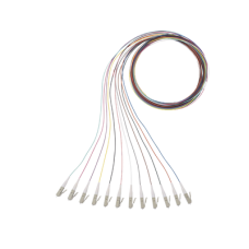 Kit de 12 Pigtails con Conector LC, Multimodo 50/125 OM3, 900um, de 1 Metro (3.28 Pies) Kit de 12 Pigtails con Conector LC, Multimodo 50/125 OM3, 900um, de 1 Metro (3.28 Pies)