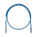 Cable de Parcheo UTP Categoría 5e, con Plug Modular en Cada Extremo - 0.3 Metros (1 Pie) - Azul