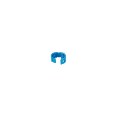 Kit de 25 Clips de Identificación Para Patch Cords, Compatible con Diámetros de 4.7 a 7.8 mm (0.19 a 0.31 Pulgadas), Color Azul