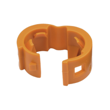 Kit de 25 Clips de Identificación Para Patch Cords, Compatible con Diámetros de 4.7 a 7.8 mm (0.19 a 0.31 Pulgadas), Color Naranja