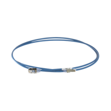 Patch Cord Cat6A, Diametro Reducido 28 AWG, Blindado S/FTP, CM/LS0H, 1.5 Metros (4.92 Pies), Color Azul