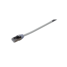 Patch Cord Cat6A, Diametro Reducido 28 AWG, Blindado S/FTP, CM/LS0H, 5 Metros (16.40 Pies), Color Gris