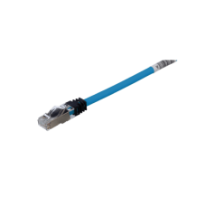 Patch Cord Cat6A, Blindado S/FTP, CM/LS0H, 0.5 Metros, Color Azul