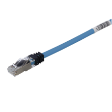 Patch Cord Cat6A, Blindado S/FTP, CM/LS0H, 1 Metro, Color Azul