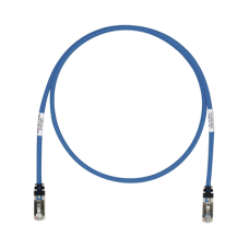 Patch Cord Cat6A, Blindado S/FTP, CM/LS0H, 0.61 Metros (2 Pies), Color Azul