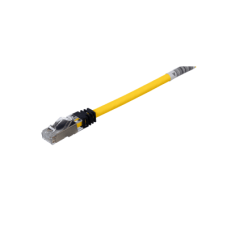Patch Cord Cat6A, Blindado S/FTP, CM/LS0H, 2 Metros (6.56 Pies), Color Amarillo