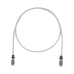Patch Cord Cat6A, Blindado S/FTP, CM/LS0H, 3 Metros (9.84 Pies), Color Gris