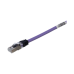 Patch Cord Cat6A, Blindado S/FTP, CM/LS0H, 1.52 Metros (5 Pies), Color Violeta