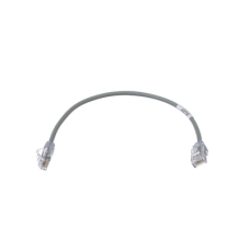 Cable de Parcheo TX6, UTP Cat6, Diámetro Reducido (28AWG), Color Gris, 0.30 Metros (1 Pie) Cable de Parcheo TX6, UTP Cat6, Diámetro Reducido (28AWG), Color Gris, 0.30 Metros (1 Pie)