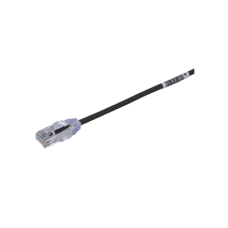 Cable de Parcheo TX6, UTP Cat6, Diámetro Reducido (28AWG), Color Negro, 15.2 cm (6 pulgadas) Cable de Parcheo TX6, UTP Cat6, Diámetro Reducido (28AWG), Color Negro, 15.2 cm (6 pulgadas)