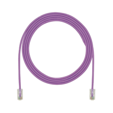 Cable de Parcheo UTP, Cat6A, 24 AWG, CM, Color Violeta, 4.57 Metros (15 Pies)