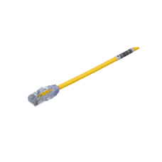 Cable de Parcheo UTP Cat6A, CM/LSZH, Diámetro Reducido (28AWG), Color Amarillo, 4.57 Metros (15 Pies) Cable de Parcheo UTP Cat6A, CM/LSZH, Diámetro Reducido (28AWG), Color Amarillo, 4.57 Metros (15 Pies)