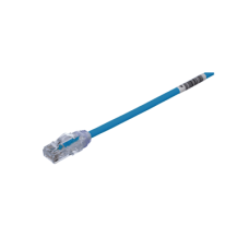 Cable de Parcheo UTP Cat6A, CM/LSZH, Diámetro Reducido (28AWG), Color Azul, 0.61 Metros (2 Pies) Cable de Parcheo UTP Cat6A, CM/LSZH, Diámetro Reducido (28AWG), Color Azul, 0.61 Metros (2 Pies)