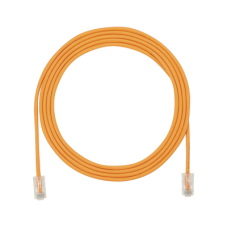 Cable de Parcheo UTP Cat6A, CM/LSZH, Diámetro Reducido (28AWG), Color Naranja, 1.52 Metros (5 Pies) Cable de Parcheo UTP Cat6A, CM/LSZH, Diámetro Reducido (28AWG), Color Naranja, 1.52 Metros (5 Pies)