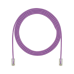 Cable de Parcheo UTP, Cat6A, 24 AWG, CM, Color Violeta, 2.74 Metros (9 Pies)