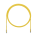Cable de Parcheo UTP, Cat6A, 24 AWG, CM, Color Amarillo, 5ft
