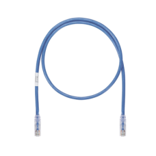 Cable de Parcheo UTP, Cat6A, 26 AWG, CM, Color Azul, 7ft