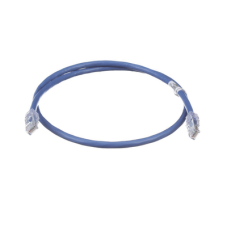 Cable de Parcheo UTP, Cat6A, 24 AWG, CM, Color Azul, 0.3 Metros (1 Pie) Cable de Parcheo UTP, Cat6A, 24 AWG, CM, Color Azul, 0.3 Metros (1 Pie)