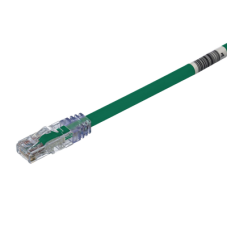 Cable de Parcheo UTP, Cat6A, 24 AWG, CM, Color Verde, 7.62 Metros (25 Pies)