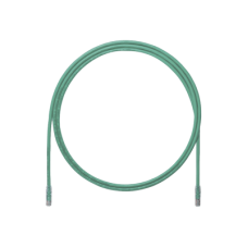 Cable de Parcheo UTP, Cat6A, 24 AWG, CM, Color Verde, 0.61 Metros (2 Pies)