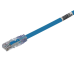 Cable de Parcheo UTP, Cat6A, 24 AWG, CM, Color Azul, 0.91 Metros (3 Pies)