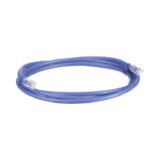 Cable de Parcheo UTP, Cat6A, 24 AWG, CM, Color Azul, 1.52 Metros (5 Pies) Cable de Parcheo UTP, Cat6A, 24 AWG, CM, Color Azul, 1.52 Metros (5 Pies)