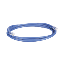 Cable de Parcheo UTP, Cat6A, 24 AWG, CM, Color Azul, 2.13 Metros (7 Pies) Cable de Parcheo UTP, Cat6A, 24 AWG, CM, Color Azul, 2.13 Metros (7 Pies)