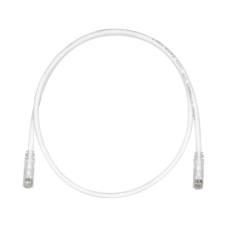 Cable de Parcheo TX6, UTP Cat6, 24 AWG, CM, Color Blanco Mate, 50 cm (19.69 pulgadas)