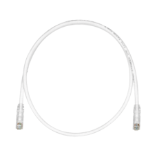Cable de Parcheo TX6, UTP Cat6, 24 AWG, CM, Color Blanco Mate, 4.57 Metros (15 Pies)