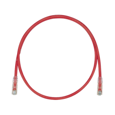 Cable de Parcheo TX6, UTP Cat6, 24 AWG, CM, Color Rojo, 0.91 Metros (3 Pies)