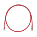 Cable de Parcheo UTP, Cat6A, 24 AWG, CM, Color Rojo, 21.34 Metros (70 Pies)