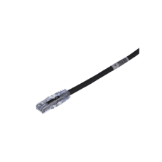 Cable de Parcheo TX6, UTP Cat6, 24 AWG, CM, Color Negro, 2.13 Metros (7 Pies)