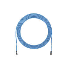 Cable de Zona U/UTP Cat6A, Con Plug Modular en Cada Extremo, Conductor 23 AWG Sólido, CMP (Plenum), 30.48 Metros (100 Pies), Color Azul