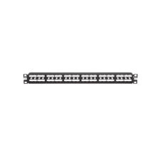 Panel de Parcheo Modular Mini-Com (Sin Conectores), Plano, Sin Blindaje, Alta Densidad, Identificación Pre-Impresa, de 48 Puertos, 1UR
