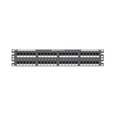 Panel de Parcheo de Impacto (110), Plano, Categoría 6, de 48 Puertos, 2UR